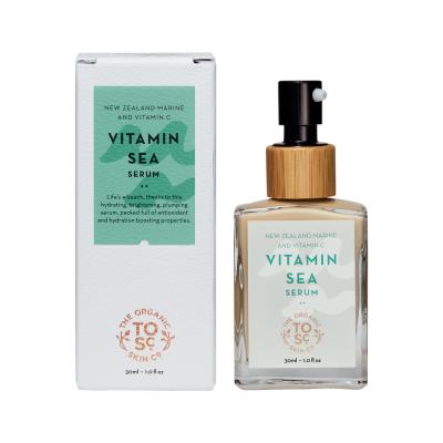 The Organic Skin Co Organic Vitamin Sea Serum New Zealand Marine and Vitamin C 30ml